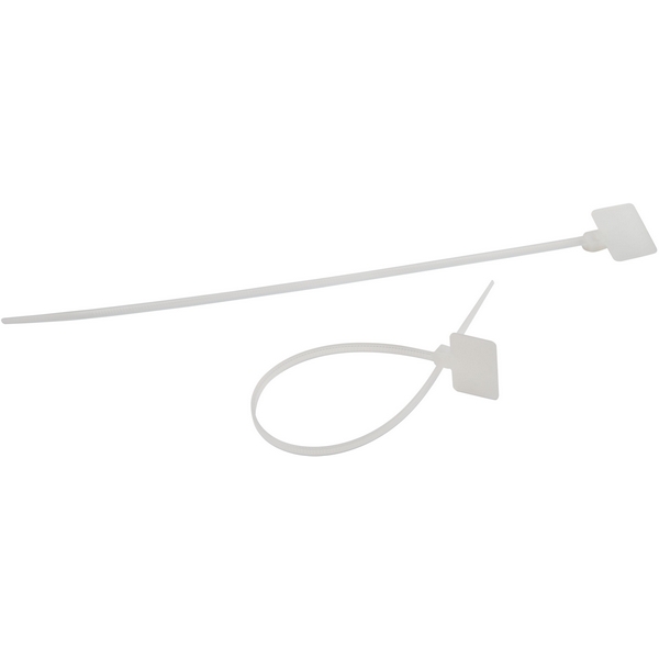 

Хомут 2,5х200мм белый с площадкой для маркировки 25х15мм 50 шт. ЭРА NO-225-320, NO-225-320