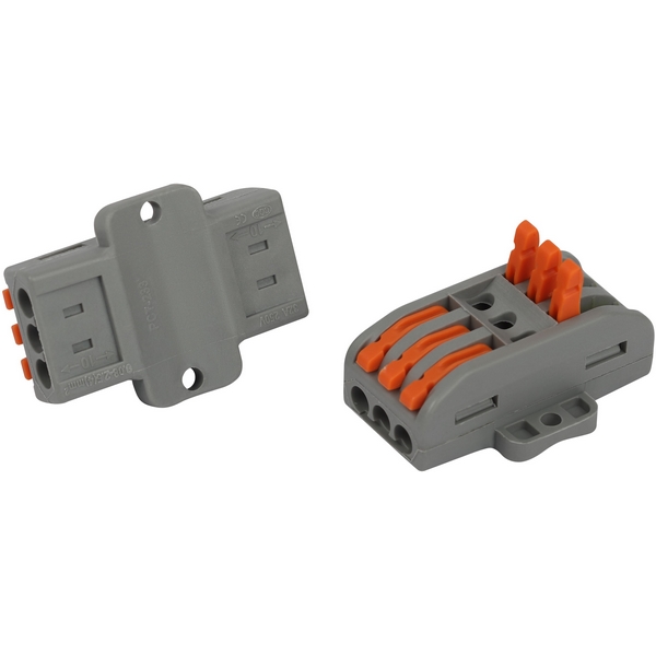 

Клемма проходная с монтажной площадкой с рычагами 3 полюса 0,08-2,5/4 мм2 (упаковка 15 шт.) ЭРА NO-225-399, NO-225-399