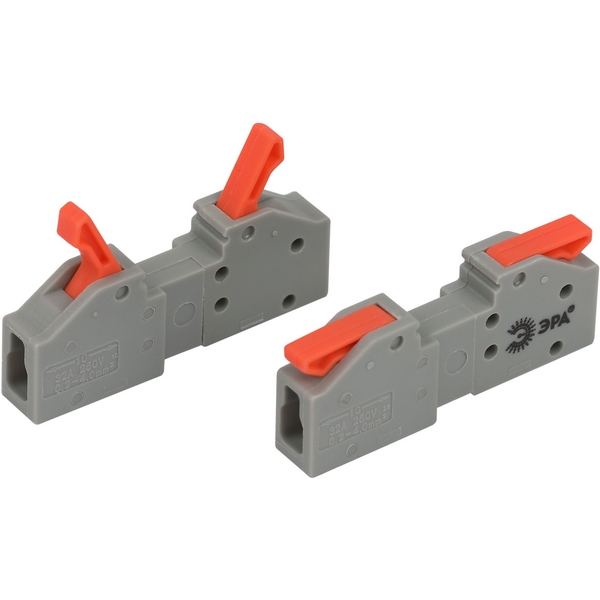 

Клемма проходная разъёмная с рычагами 1 полюс 0,08-2,5/4 мм2 (упаковка 20 шт.) ЭРА NO-225-402, NO-225-402