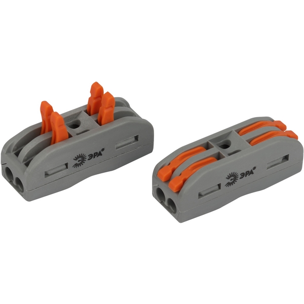 

Клемма проходная с рычагами 2 полюса 0,08-2,5/4 мм2 (упаковка 2 шт.) ЭРА NO-225-449, NO-225-449