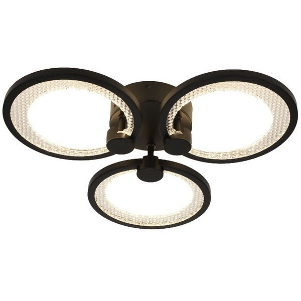 Изображение товара Потолочная светодиодная люстра ЭРА Odry с пультом штанга черная