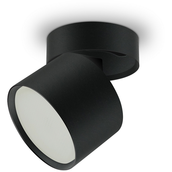 Изображение товара Спот ЭРА OL12 GX53 SBK для потолка и стены с LED лампой 12W черный