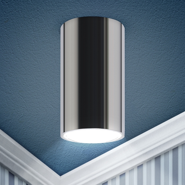 Изображение товара Точечной светильник ЭРА OL15 GU10 CH современный накладной для интерьера