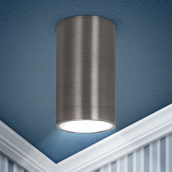 Изображение товара Точечный светильник ЭРА OL15 GU10 SN современный дизайн алюмний никель