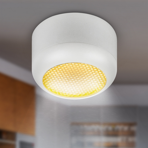 Изображение товара Точечный светильник ЭРА OL56 WH светодиодный накладной для потолка и стены