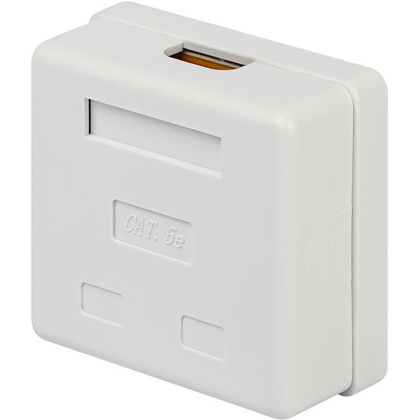 Изображение товара Розетка Ethernet RJ-45 ЭРА RJ02UN накладная для высокоскоростных сетей