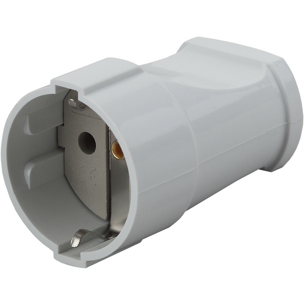 

Розетка с заземлением (белый) ЭРА Rx2-W, Rx2-W