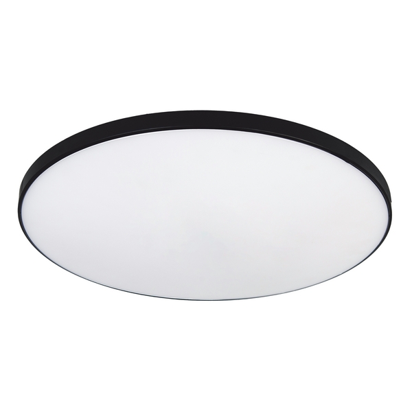 Изображение товара Потолочный светильник светодиодный с пультом регулировка цвета ЭРА SPB-6 Slim Base BK 80W