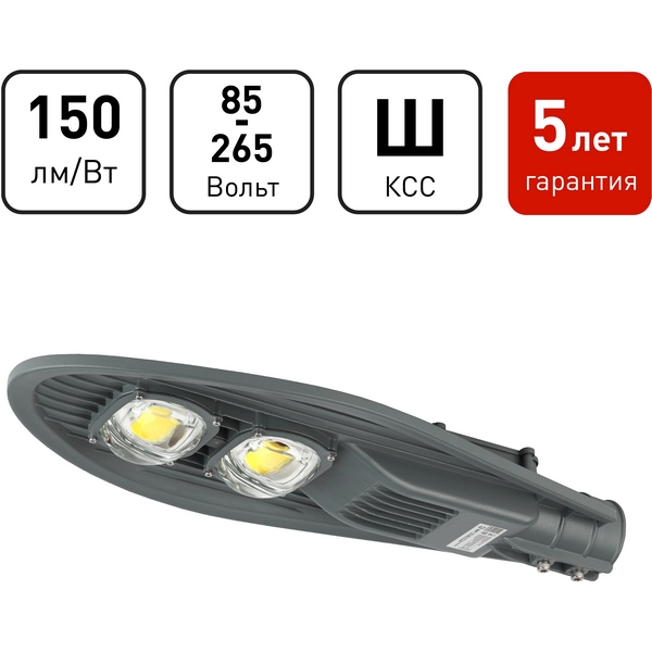 

Уличный консольный светильник светодиодный ЭРА SPP-5 SPP-5-120-5K-W, Серый, SPP-5 SPP-5-120-5K-W