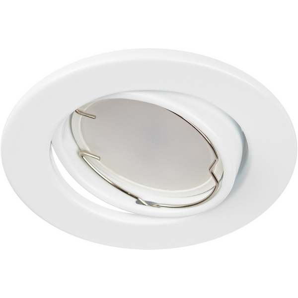 Изображение товара Комплект из 10 встраиваемых галогеновых точечных светильников ЭРА ST2A WH SET 10 белый