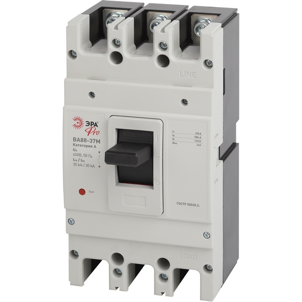 Изображение товара Автоматический выключатель 3Р 315А 35кА ЭРА ВА88 SVA40-3-0315-E