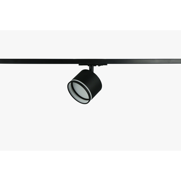 Изображение товара Трековый светильник однофазный ЭРА TR75 GX53 BK 220V, стиль Техно, черный