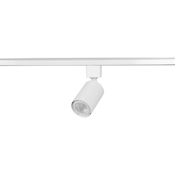Изображение товара Трековый светильник ЭРА TR76 GU10 WH белый современный стиль