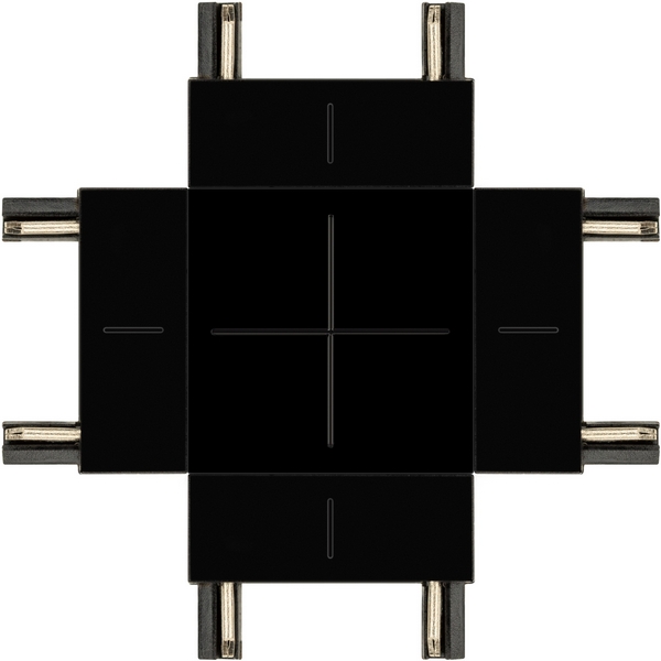 Изображение товара Коннектор Х-образный для магнитного шинопровода ЭРА TRM-S5-CX BK