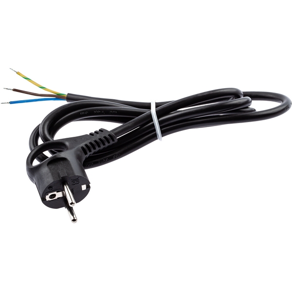 

Сетевой шнур с вилкой с заземлением 5 м с заземлением (черный) ЭРА U-3x1-5m-B, U-3x1-5m-B