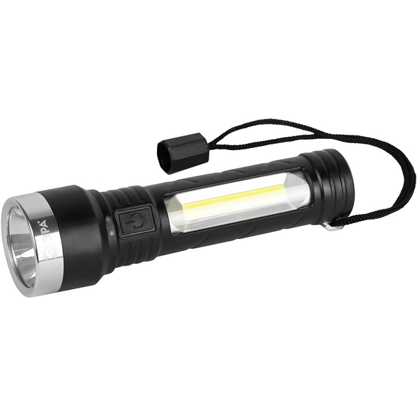 Изображение товара Ручной светодиодный аккумуляторный фонарь ЭРА UA-501 5W USB зарядка IP44