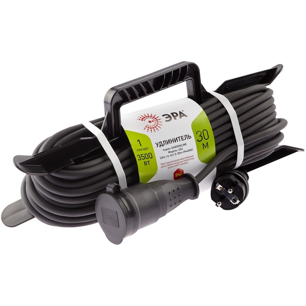 

Удлинитель одноместный с заземлением 30 метров на рамке ЭРА UFx-1e-3x1,5-30m-IP44(KG), UFx-1e-3x1,5-30m-IP44(KG)