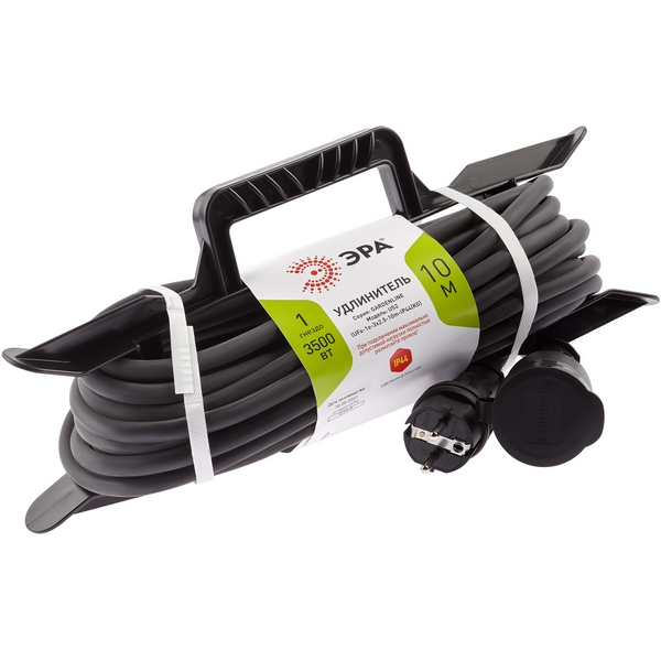 

Удлинитель одноместный с заземлением 10 метров на рамке ЭРА UFx-1e-3x2,5-10m-IP44(KG), UFx-1e-3x2,5-10m-IP44(KG)