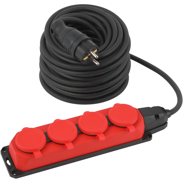 

Удлинитель 4-х местный с заземлением 30 метров ЭРА UK-4e-3x1,5-30m-IP44(KG), UK-4e-3x1,5-30m-IP44(KG)