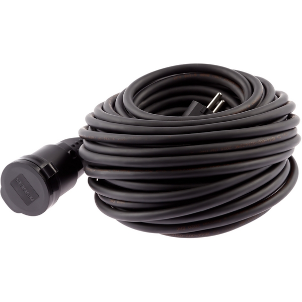 Изображение товара Удлинитель одноместный с заземлением 20 м ЭРА UPx-1e-3x2,5-20m-IP44(KG)