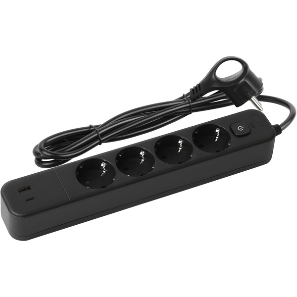 

Удлинитель 4-х местный с заземлением 1,5 метра с USB Type A+С ЭРА USF-4es-1,5m-2xUSBAC-B, Черный, USF-4es-1,5m-2xUSBAC-B