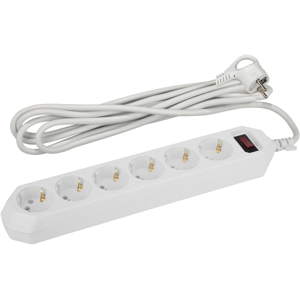 

Удлинитель 6-и местный с заземлением 3 метра ЭРА USF-6es-3m-W-BOX, Белый, USF-6es-3m-W-BOX