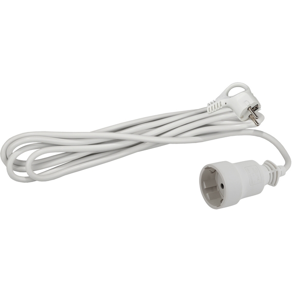 

Удлинитель одноместный с заземлением 5 метров ЭРА UX-1е-5m, Белый, UX-1е-5m