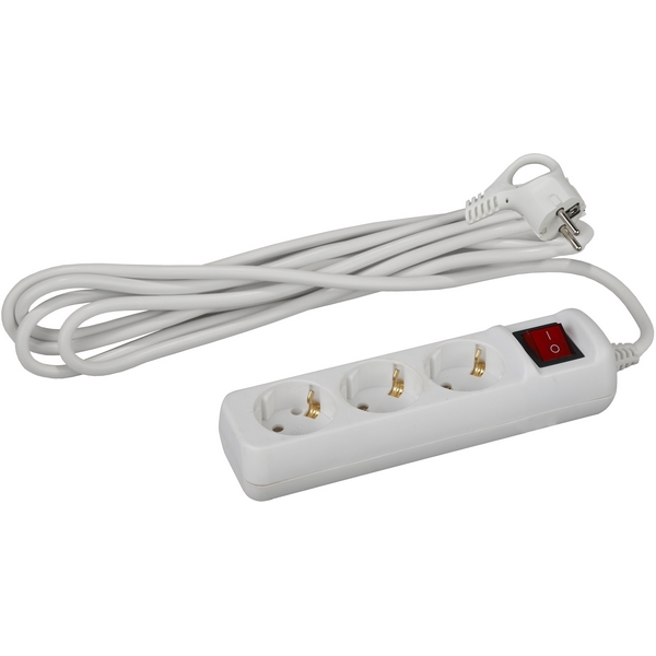 

Удлинитель 3-х местный с заземлением 1,5 метра ЭРА UX-3es-1,5m, Белый, UX-3es-1,5m