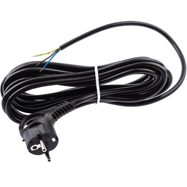 

Сетевой шнур с вилкой с заземлением 5 м с заземлением (черный) ЭРА UX-3x0,75-5m-B, UX-3x0,75-5m-B