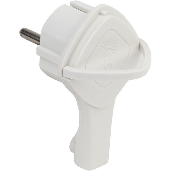 

Вилка угловая с заземлением ЭРА V5(U), Белый, V5(U)