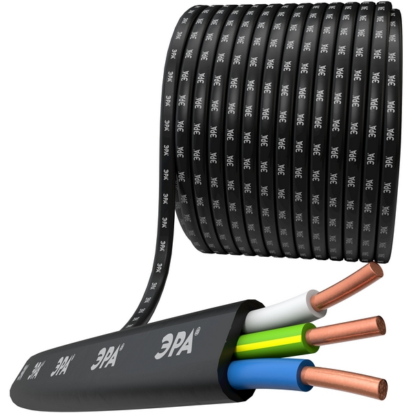 

Кабель ВВГ-Пнг(А)-LS 3х2,5 мм2 50м ЭРА ВП3-2,5LS-50, ВП3-2,5LS-50