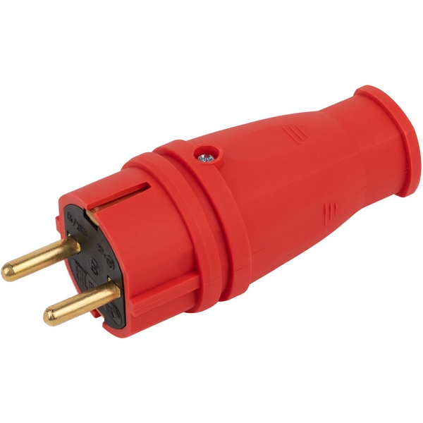 

Вилка прямая с заземлением ЭРА VX10-R-IP44, Красный, VX10-R-IP44