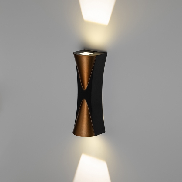 Изображение товара Архитектурная светодиодная подсветка ЭРА WL43 BK+GD для уличных помещений