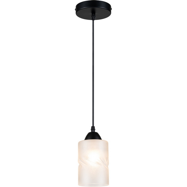 

Подвесной светильник Escada Twist 10168/L Grey 1x60Вт E27, металл/стекло, черный/белый, Twist 10182/1S