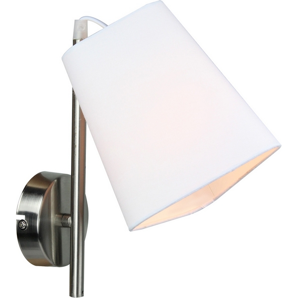 

Бра Escada Hall 10185/1A E14*40W Chrome/White, Белый, Hall 10185/1A White