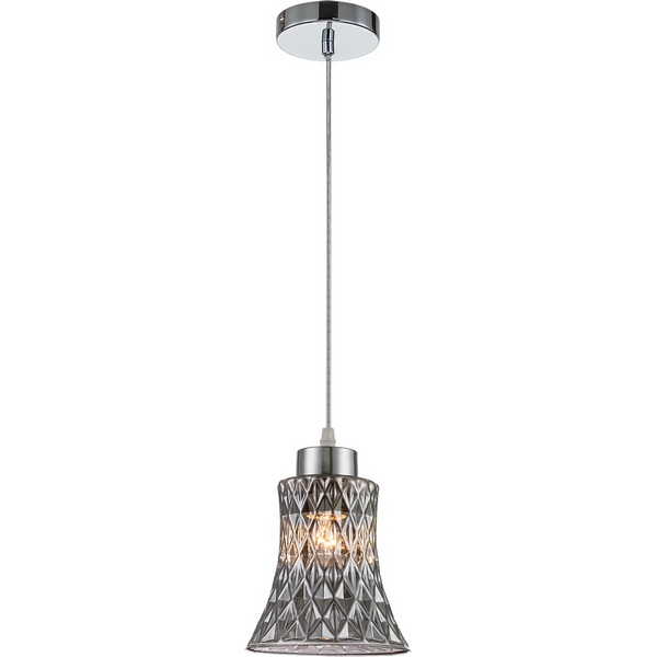 

Подвесной светильник Escada Carnival 10193/1S Smoke E27*40W Chrome/Smoke, Дымчатый, Carnival 10193/1S Smoke