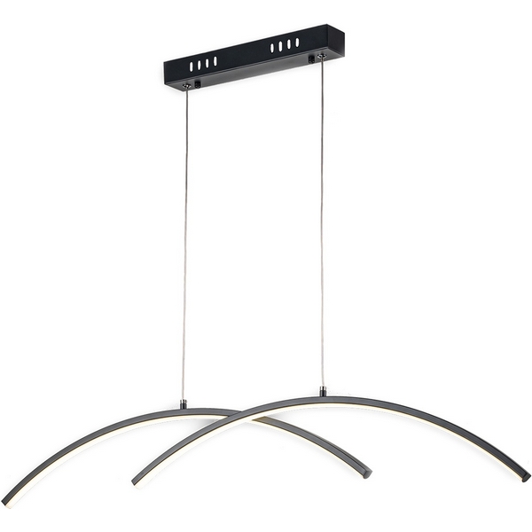 

Подвесной светодиодный светильник с ПДУ Escada Skyline 10212/S LED Black 36Вт, металл/силикон, чёрный, Skyline 10212/S LED Black