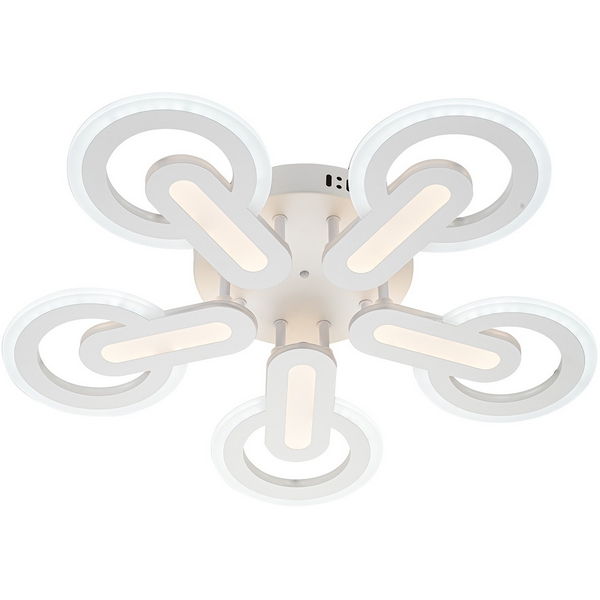 Изображение товара Потолочная люстра Escada Fornax 10218/5LED 110W белая современная с пультом