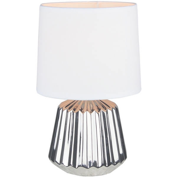 

Интерьерная настольная лампа 10219/T Escada Chrome, Белый, 10219/T Chrome