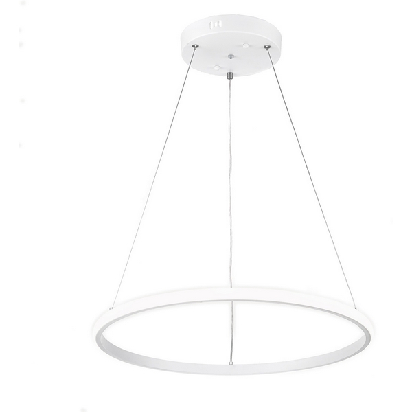 

Подвесной светодиодный светильник с ПДУ Escada Euler 10228/1LED 46Вт, металл/силикон, белый, Euler 10228/1LED