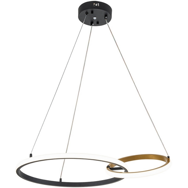 

Подвесная люстра Escada Relation 10230/2LED 55W Black/Gold, Золото, Relation 10230/2LED Black/Gold