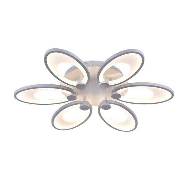 

Потолочная люстра светодиодная диммируемая с пультом регулировкой цветовой температуры и ночным режимом (100W) Escada 10235/6LED, 10235/6LED (100W)