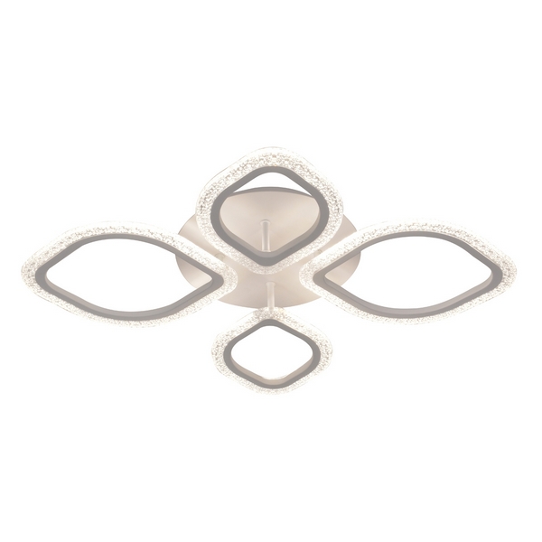 

Потолочная люстра диммируемая светодиодная с пультом регулировкой цветовой температуры и яркости ночным режимом таймером Escada 10251/4LED, 10251/4LED