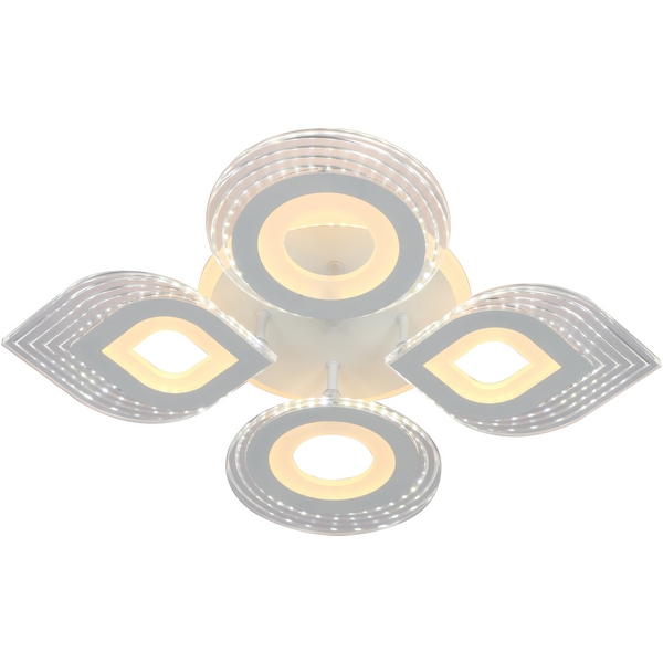 

Люстра потолочная светодиодная 10254/4 LED*50W+18W BL Escada Ivy 10254/4LED, Белый, Ivy 10254/4LED