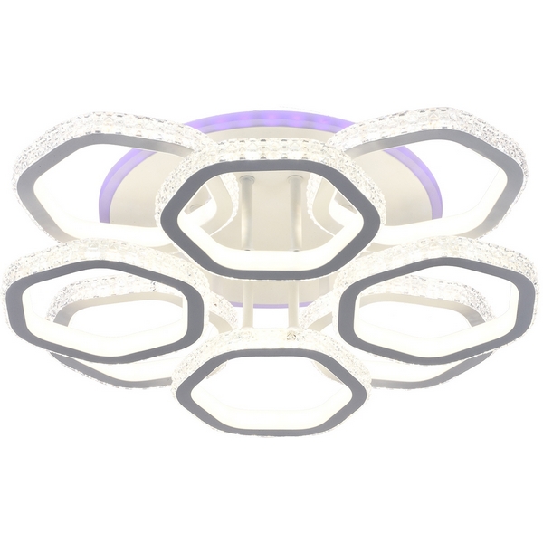 

Потолочная RGB люстра (+ночной режим) с пультом Escada Centauri 10263/8LED BL, Прозрачный, Centauri 10263/8LED BL