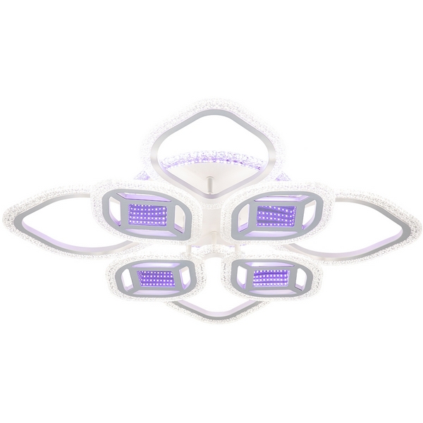 

Потолочная люстра (+ночной режим) с пультом 10265/8 LED*150W Escada Mira 10265/8LED, Белый, Mira 10265/8LED