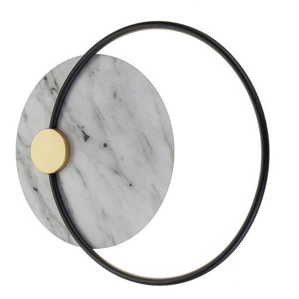 

Настенный светильник Escada Revival 10267/1LED 15W Black/Marble, Серый, Revival 10267/1LED