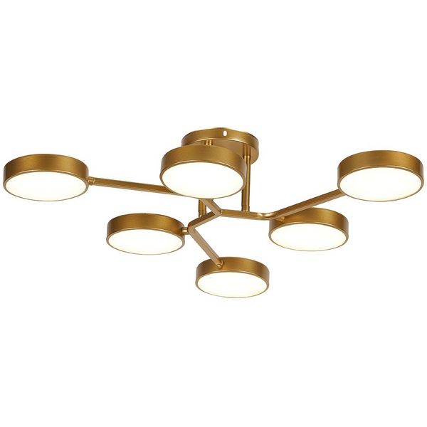 

Потолочный светильник Escada 10273/6LED 72W Champagne gold, Шампань, Starlight 10273/6LED