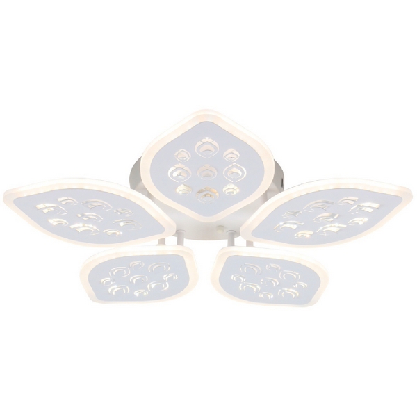 

Потолочная люстра светодиодная с пультом и ночным режимом Escada 10278/5 LED 95W White, Белый, 10278/5LED