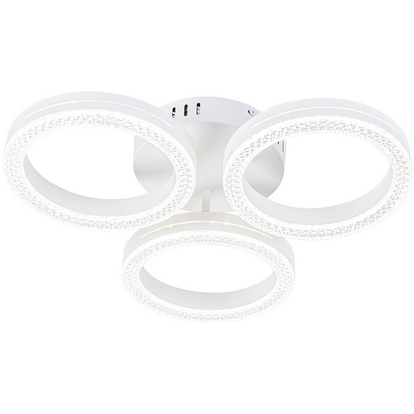 

Потолочная люстра Escada Fianit 10282/3LED 45Вт, металл/акрил, белый/прозрачный, Fianit 10282/3LED